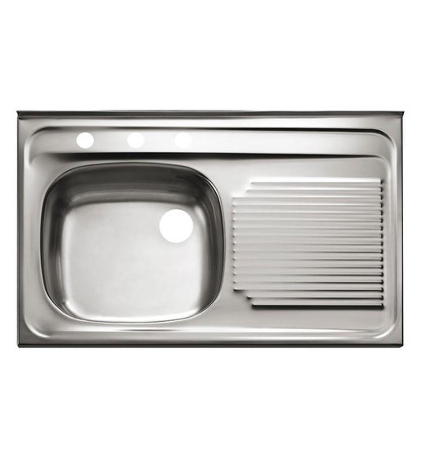 fregadero de sobreponer